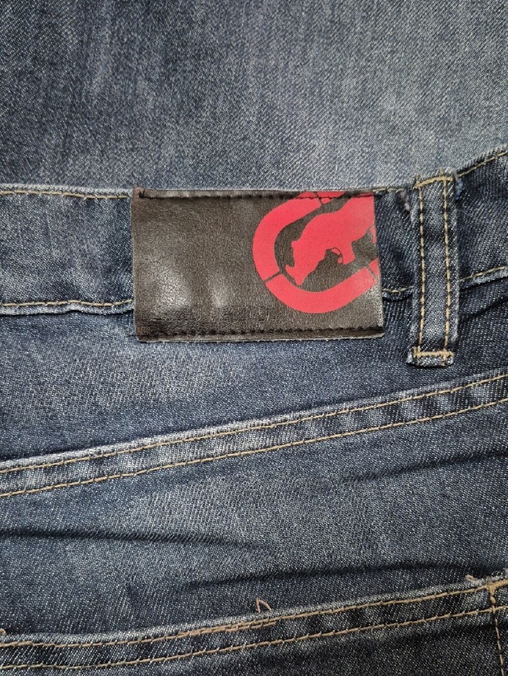 Ecko Unlimited Dark Wash Denim Jean Shorts - Picture 6 of 10